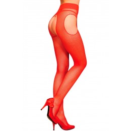 Anne Dalès 16545 Collants ouvert rouge Morgan