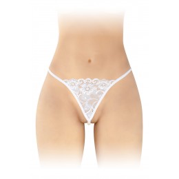 Fashion Secret 16579 String avec perles Venusina - blanc