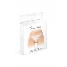 Fashion Secret String avec perles Venusina - blanc