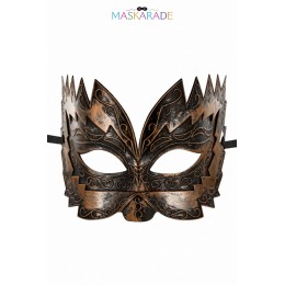 Maskarade 16815 Masque semi-rigide cuivré Don Giovanni