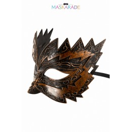 Maskarade Masque semi-rigide cuivré Don Giovanni