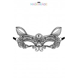 Maskarade Loup broderie souple Pleine Lune