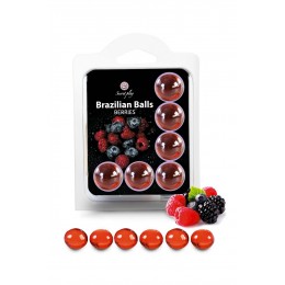 Secret Play 16891 6 Brazilian Balls - baies rouges