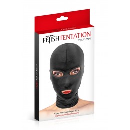 Fetish Tentation 16912 Cagoule BDSM 3 ouvertures - Fetish Tentation