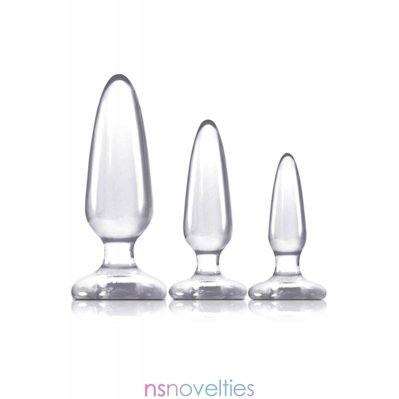 NS Novelties 16977 Kit d'entrainement anal Jelly Rancher Transparent