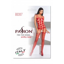 Passion bodystockings Combinaison BS067 - Rouge