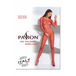 Passion bodystockings 16982 Combinaison BS068 - Rouge