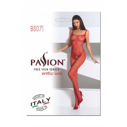 Passion bodystockings Combinaison BS071 - Rouge