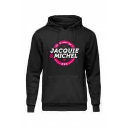 Jacquie & Michel 17070 Sweat à capuche J&M logo rond
