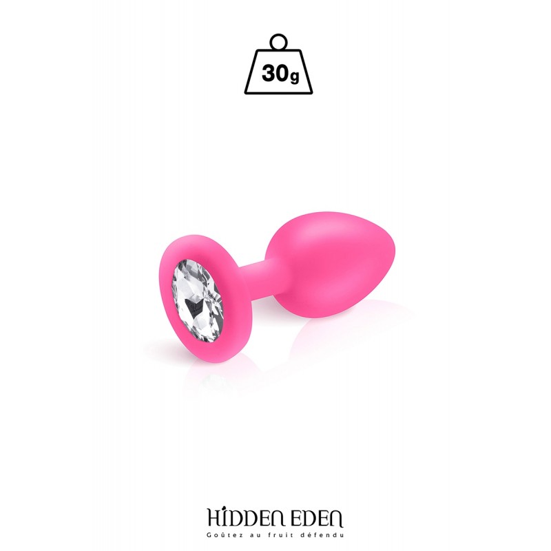 Hidden Eden Plug bijou silicone rose S - Hidden Eden
