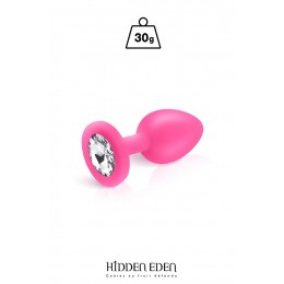 Hidden Eden 17140 Plug bijou silicone rose S - Hidden Eden