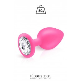 Hidden Eden 17141 Plug bijou silicone rose M - Hidden Eden