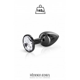 Hidden Eden 17149 Plug bijou acier noir S - Hidden Eden