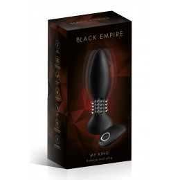 Black Empire Plug anal à billes rotatives télécommandé - Black Empire