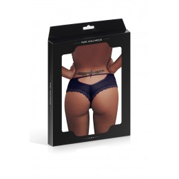 Paris Hollywood 17224 Tanga bleu dentelle - Paris Hollywood