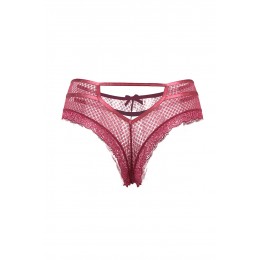 Paris Hollywood 17225 Tanga bordeaux dentelle - Paris Hollywood