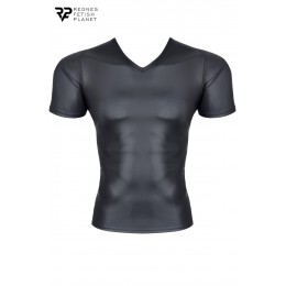 Regnes 17535 T-shirt wetlook noir - Regnes