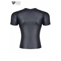 Regnes T-shirt wetlook noir - Regnes