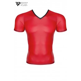 Regnes 17536 T-shirt wetlook rouge - Regnes