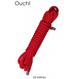 Ouch! Corde de bondage Japonais 10m rouge - Ouch