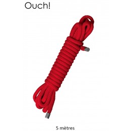 Ouch! Corde de bondage Japonais 5m rouge - Ouch