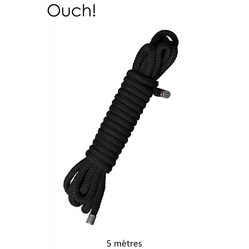 Ouch! 17629 Corde de bondage Japonais 5m noire - Ouch