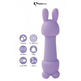 Feelztoys 17654 Mini vibromasseur Mister Bunny violet - Feelztoys