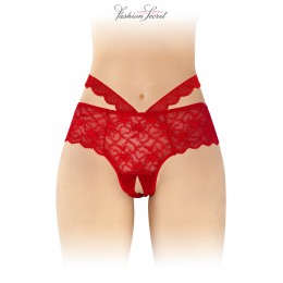 Fashion Secret 17698 Culotte ouverte rouge Marie - Fashion Secret