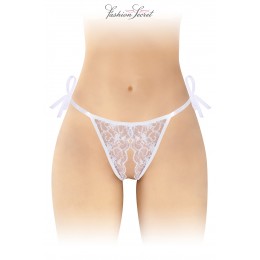 Fashion Secret 17699 String blanc ouvert à nouer Stella - Fashion Secret