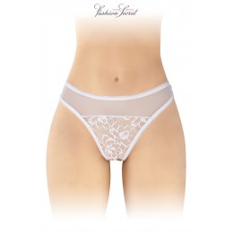 Fashion Secret 17702 Tanga blanc ouvert Ava - Fashion Secret