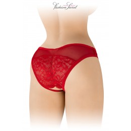 Fashion Secret 17704 Tanga rouge ouvert Ava - Fashion Secret