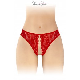 Fashion Secret 17707 String rouge ouvert Victoria - Fashion Secret