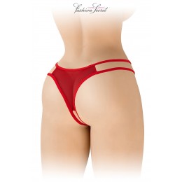 Fashion Secret 17707 String rouge ouvert Victoria - Fashion Secret