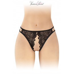 Fashion Secret Culotte noire ouverte Annette - Fashion Secret