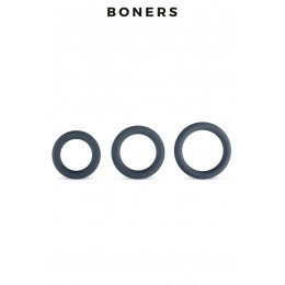 Boners Kit de 3 anneaux de pénis - Boners
