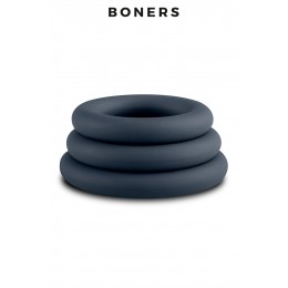 Boners 17856 Kit de 3 anneaux de pénis - Boners