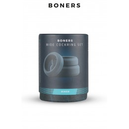 Boners Kit de 3 anneaux de pénis larges - Boners