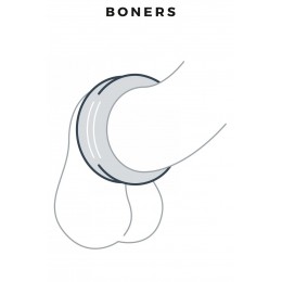 Boners Cockring Ribbed - Boners