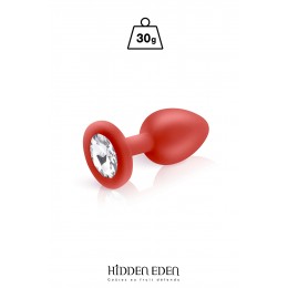 Hidden Eden 17903 Plug bijou silicone rouge S - Hidden Eden
