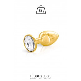 Hidden Eden 17911 Plug bijou aluminium gold S - Hidden Eden