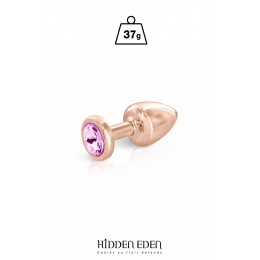 Hidden Eden 17918 Plug bijou aluminium rose gold XS - Hidden Eden