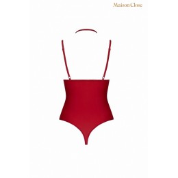 Maison Close Body string seins nus rouge Le petit secret