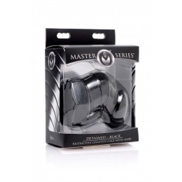 Master Series Cage de chasteté restrictive noire - Master Series