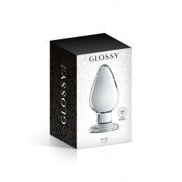 Glossy Toys 18046 Plug anal verre Glossy Toys n° 25 Clear