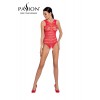 Passion bodystockings Body résille ouvert BS086 - Rouge