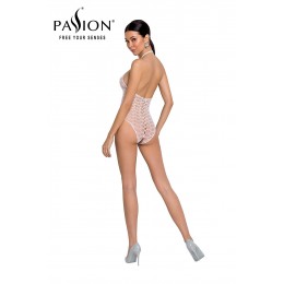 Passion bodystockings Body résille ouvert BS087 - Blanc