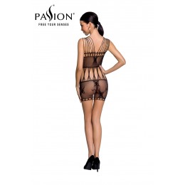 Passion bodystockings 18174 Robe nue résille BS090 - Noir