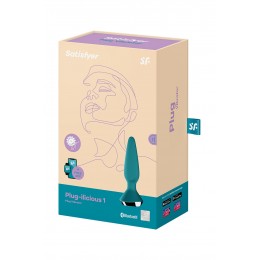 Satisfyer 18581 Plug-Ilicious 1 Bleu Pétrole - Satisfyer