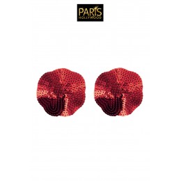 Paris Hollywood Nipples rouges sequin - Paris Hollywood
