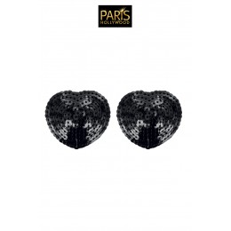 Paris Hollywood 18591 Nipples noirs sequin - Paris Hollywood